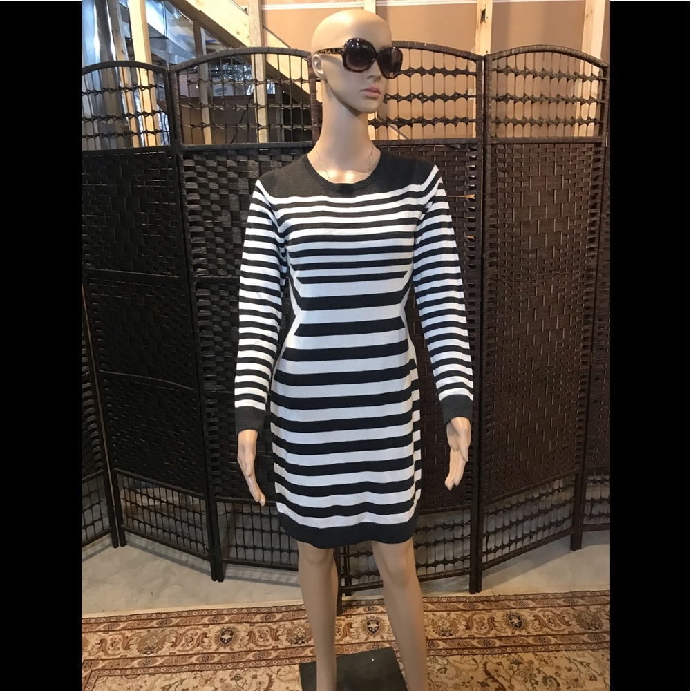 Calvin Klein striped dress. Size Small